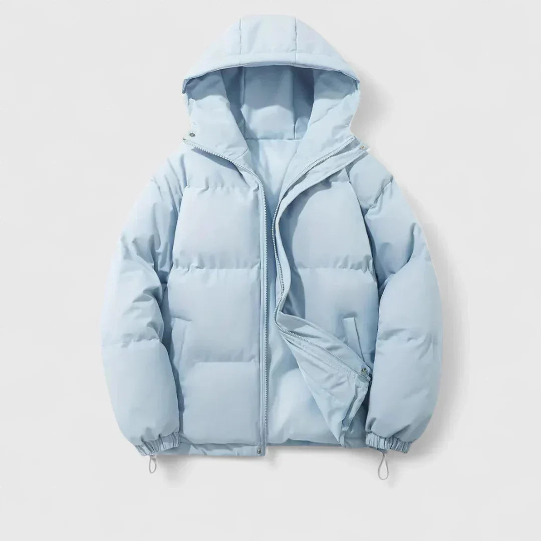 Φωτούλα - Γυναικείο χειμερινό παλτό με κουκούλα