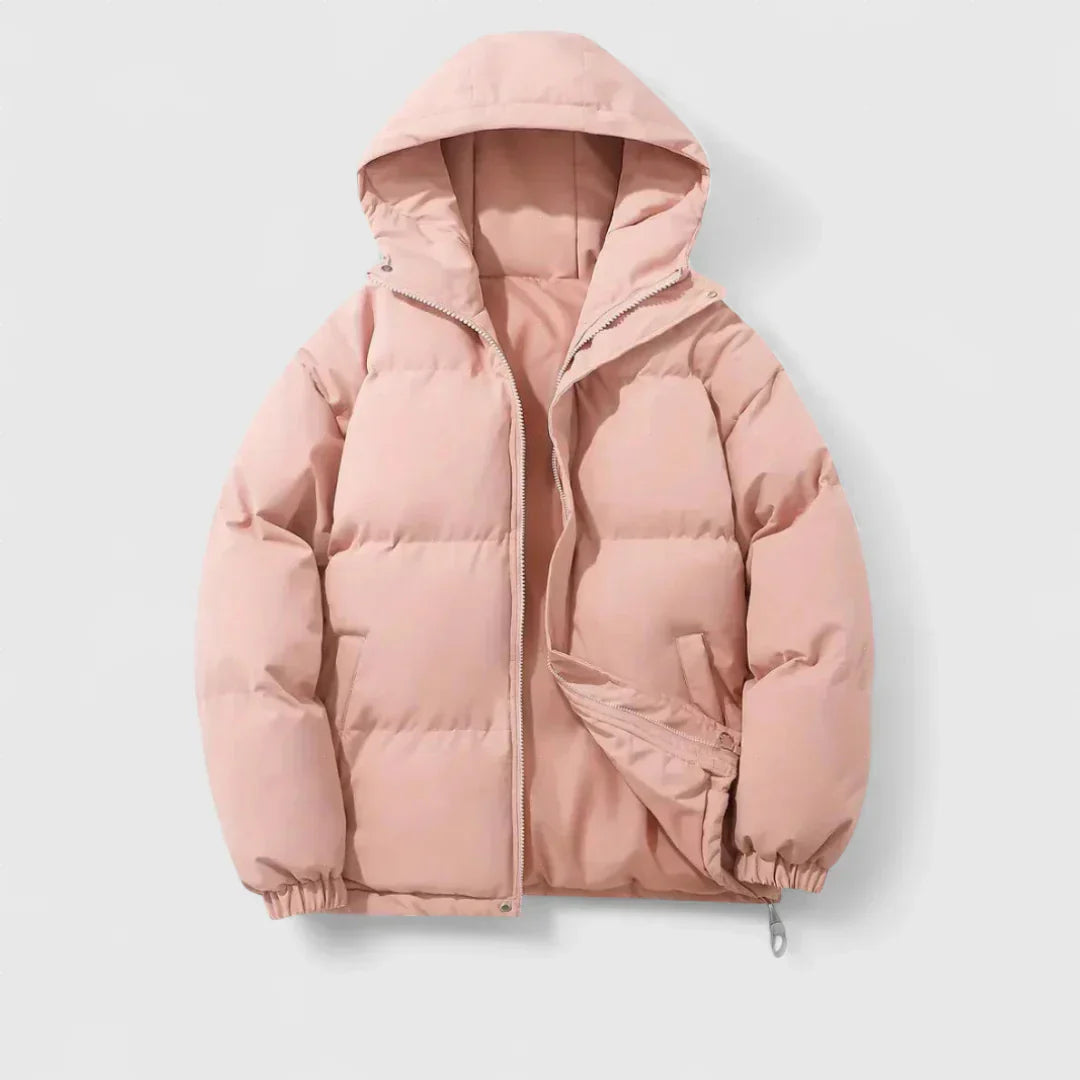 Φωτούλα - Γυναικείο χειμερινό παλτό με κουκούλα