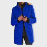 Κομψό Παλτό με Καιρικό Σχέδιο