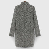 Αντιγόνη - Κομψό μακρύ παλτό με διαχρονική γραμμή και πολυτελή αίσθηση