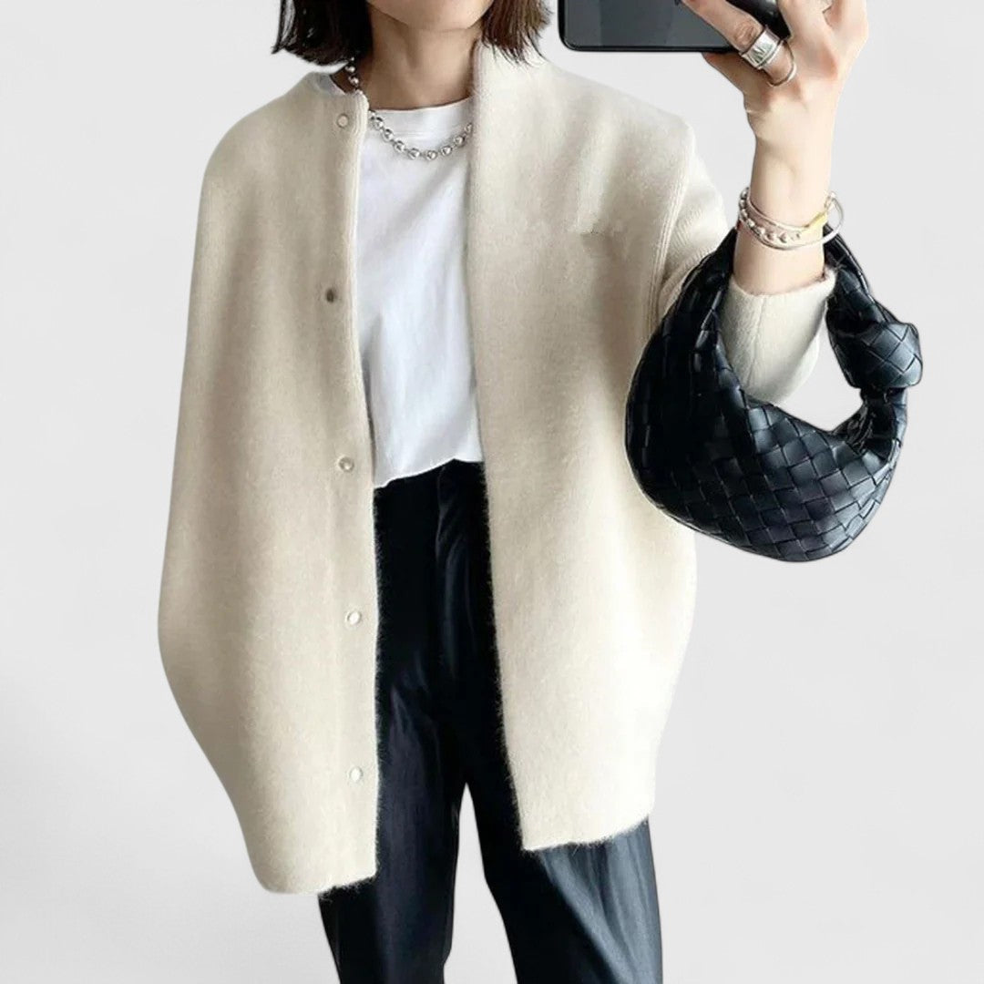 Σεμίραμις - Μηχανικό κασμίρ κάρντιγκαν με διαχρονική άνεση και κομψότητα