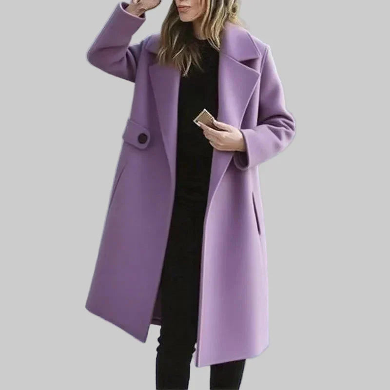 Αριάδνη - Κομψό μακρύ καμηλό παλτό