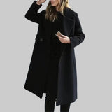 Αριάδνη - Κομψό μακρύ καμηλό παλτό