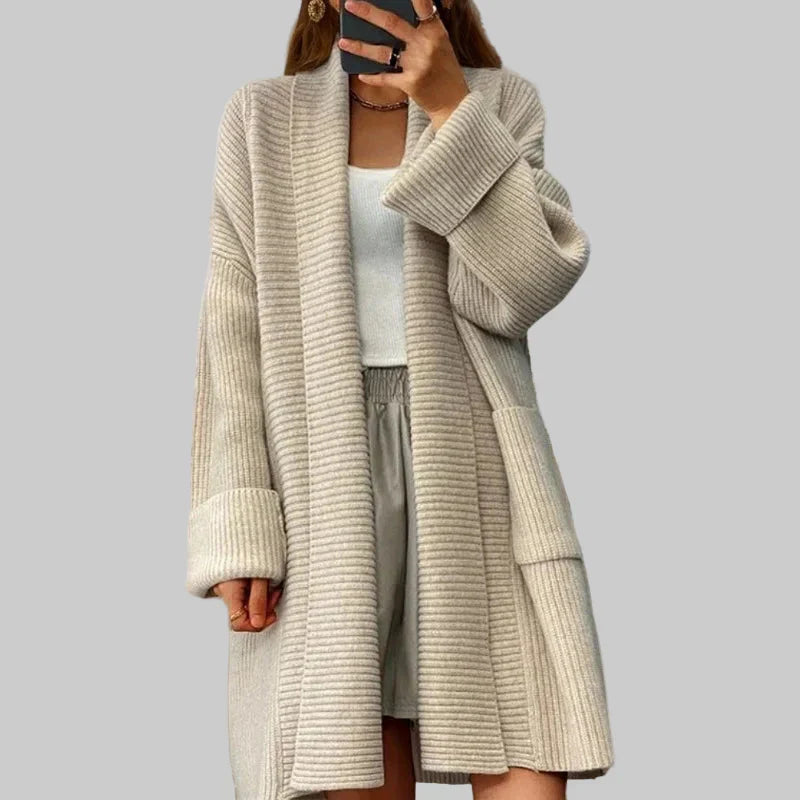 Κατερίνα - Μεγάλο, άνετο μακρύ cardigan