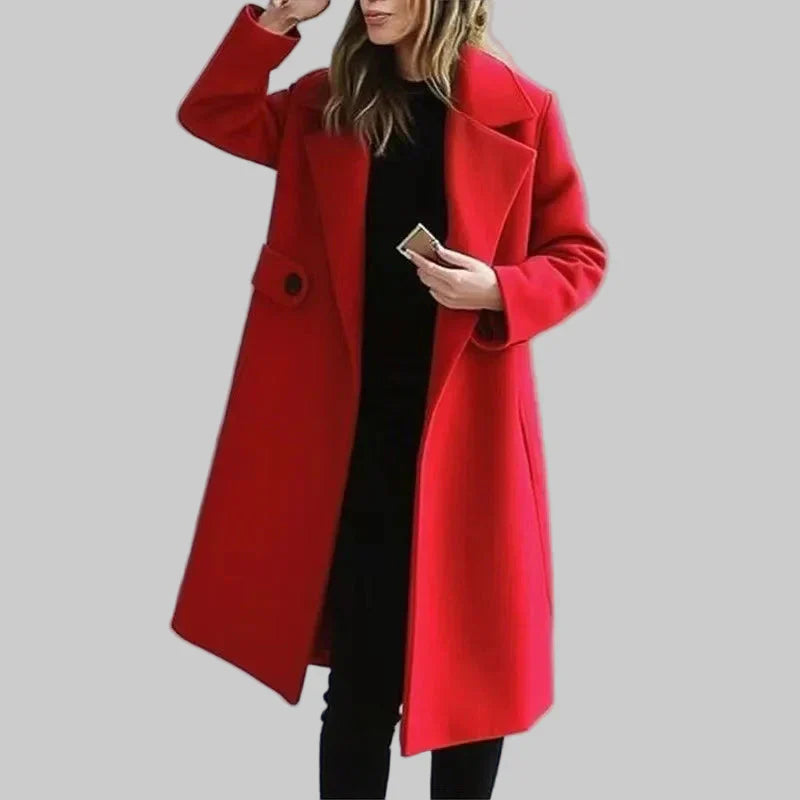 Αριάδνη - Κομψό μακρύ καμηλό παλτό