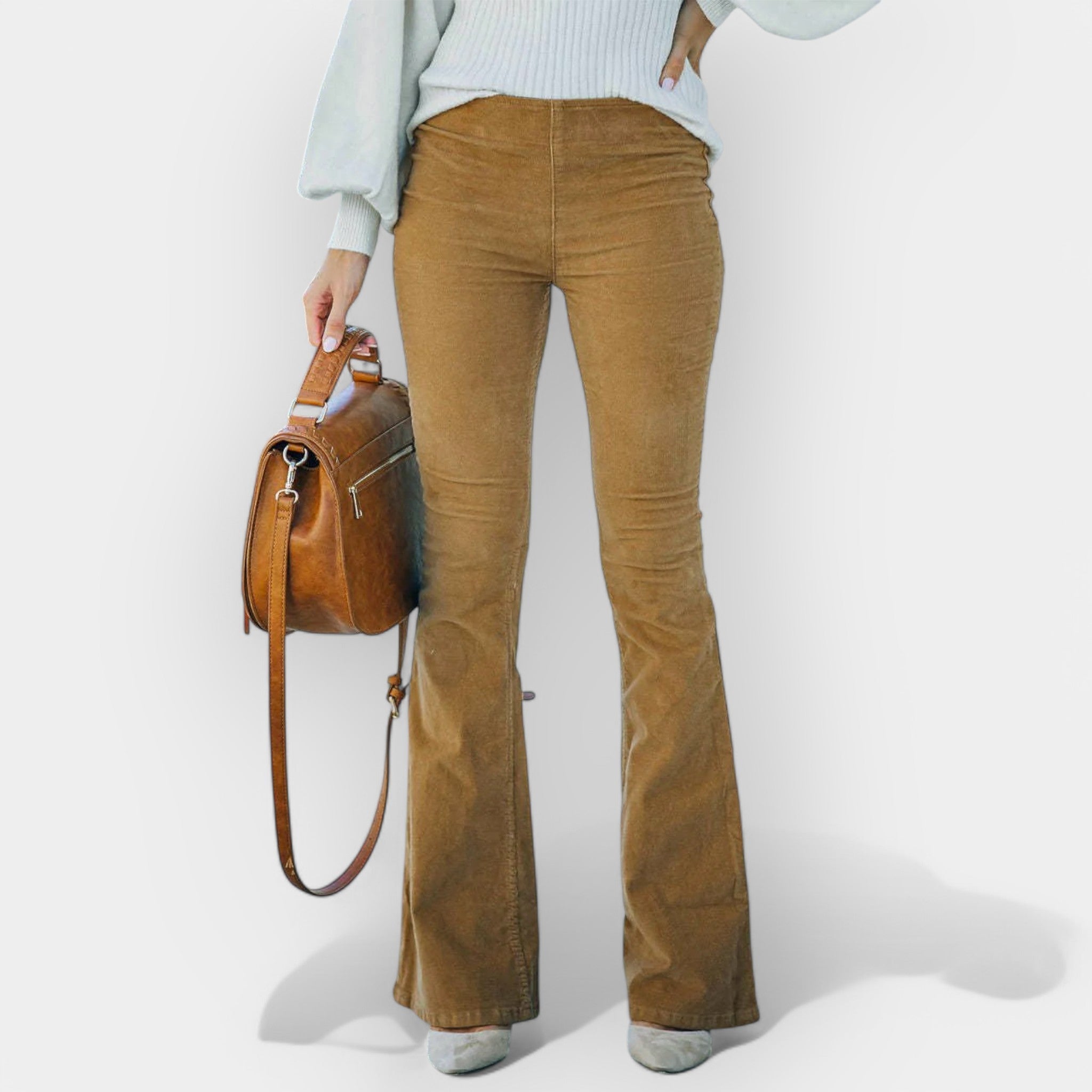 Ψηλές Παντελόνες με Φαρδιά Πόδια