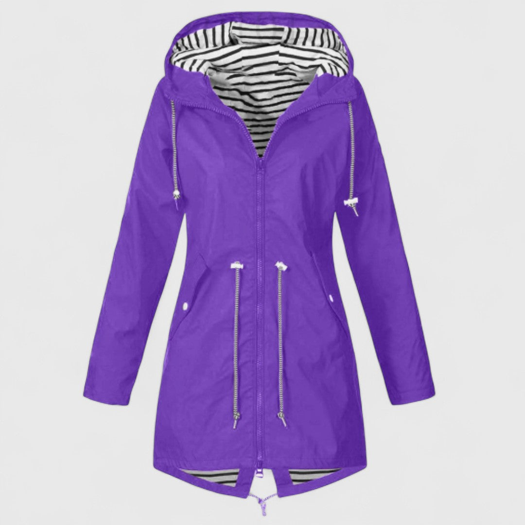 Foton - Κομψό αδιάβροχο γυναικείο μπουφάν με διακριτική γυαλάδα